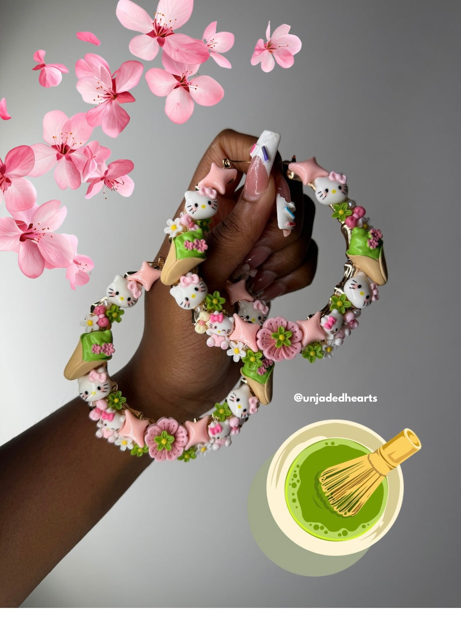 Matcha bae hoops