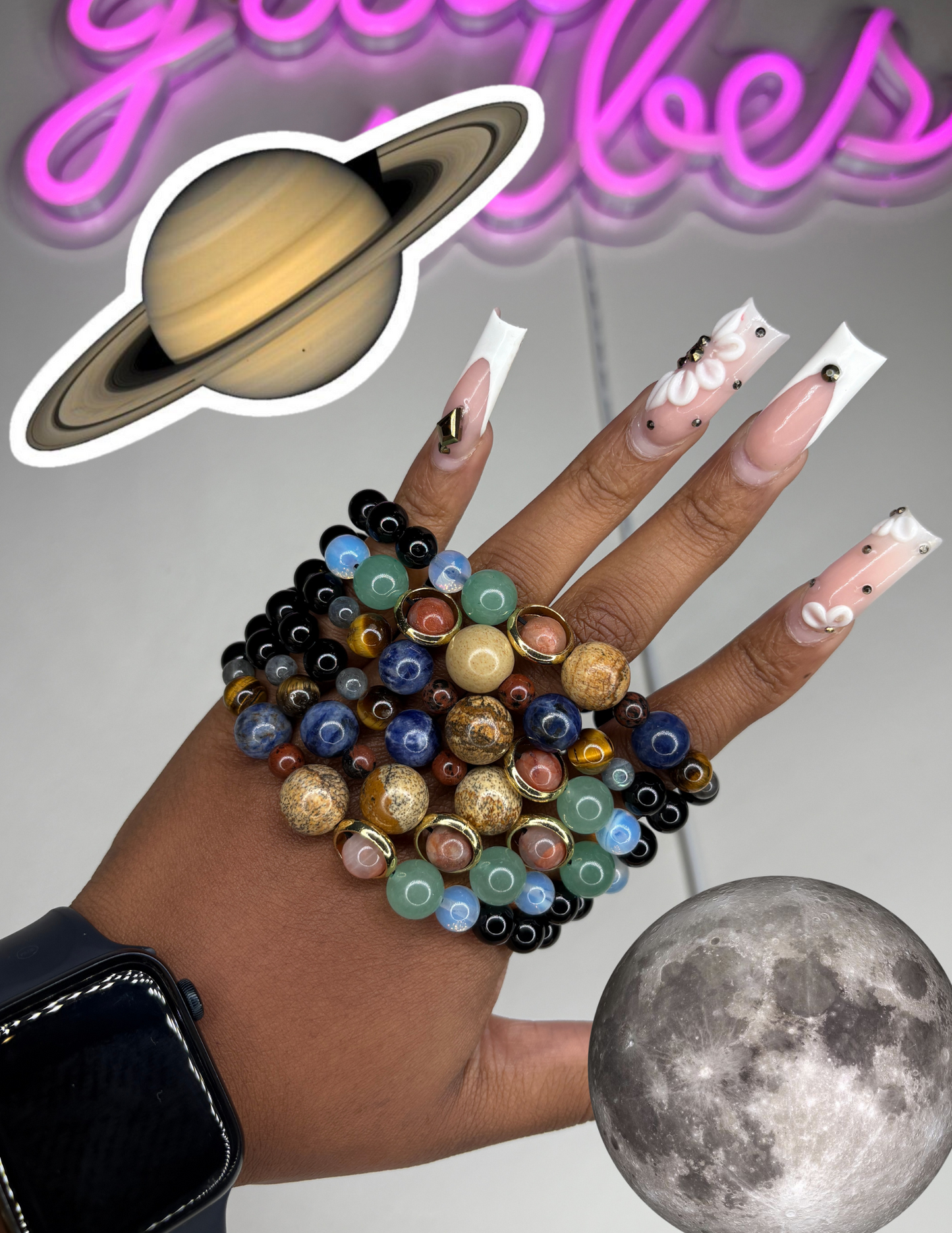 Astro Girl Crystal Bracelet ☄️