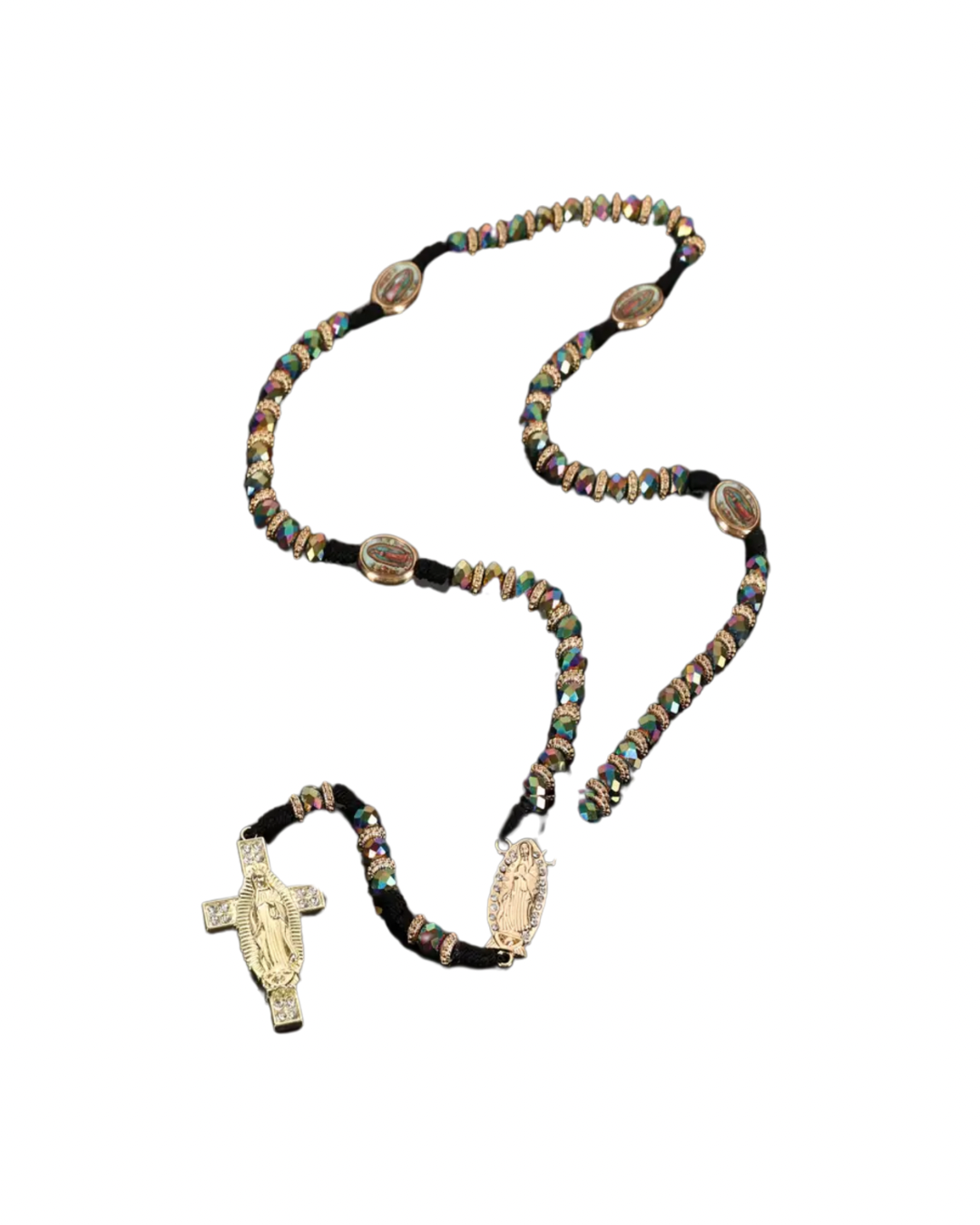 Black bling rosary