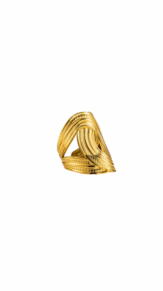 Golden tides ring