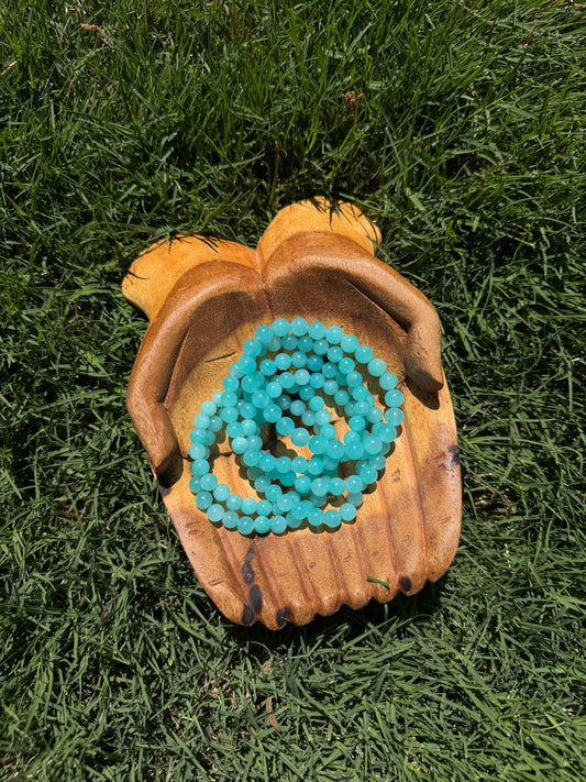 Amazonite beaded bracelet