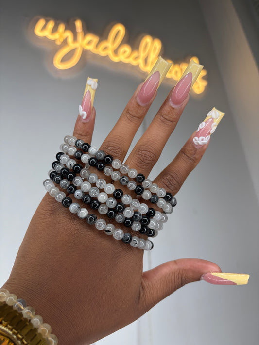 Tourmaline beaded bracelet
