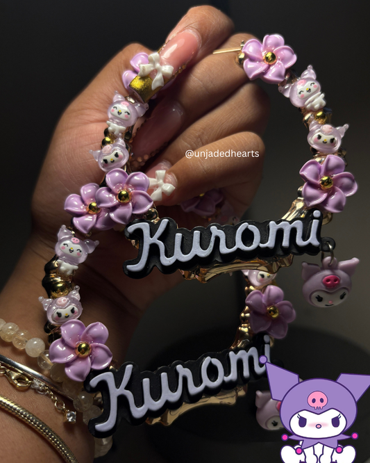 Kuromi hoops