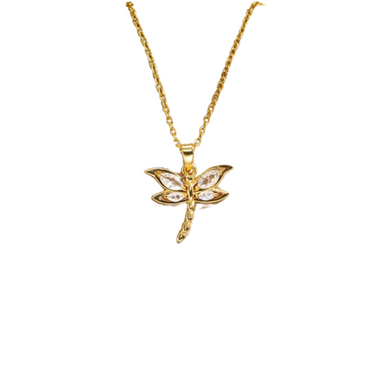 Baby dragon fly necklace
