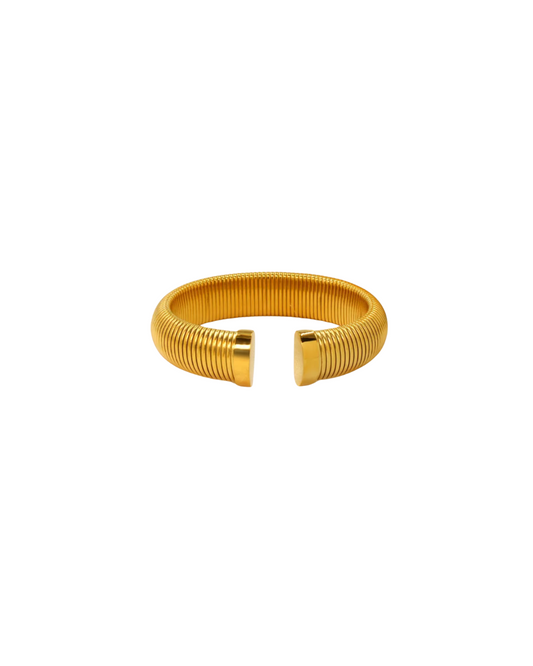 Gold basic bangle