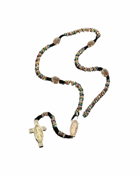Black bling rosary