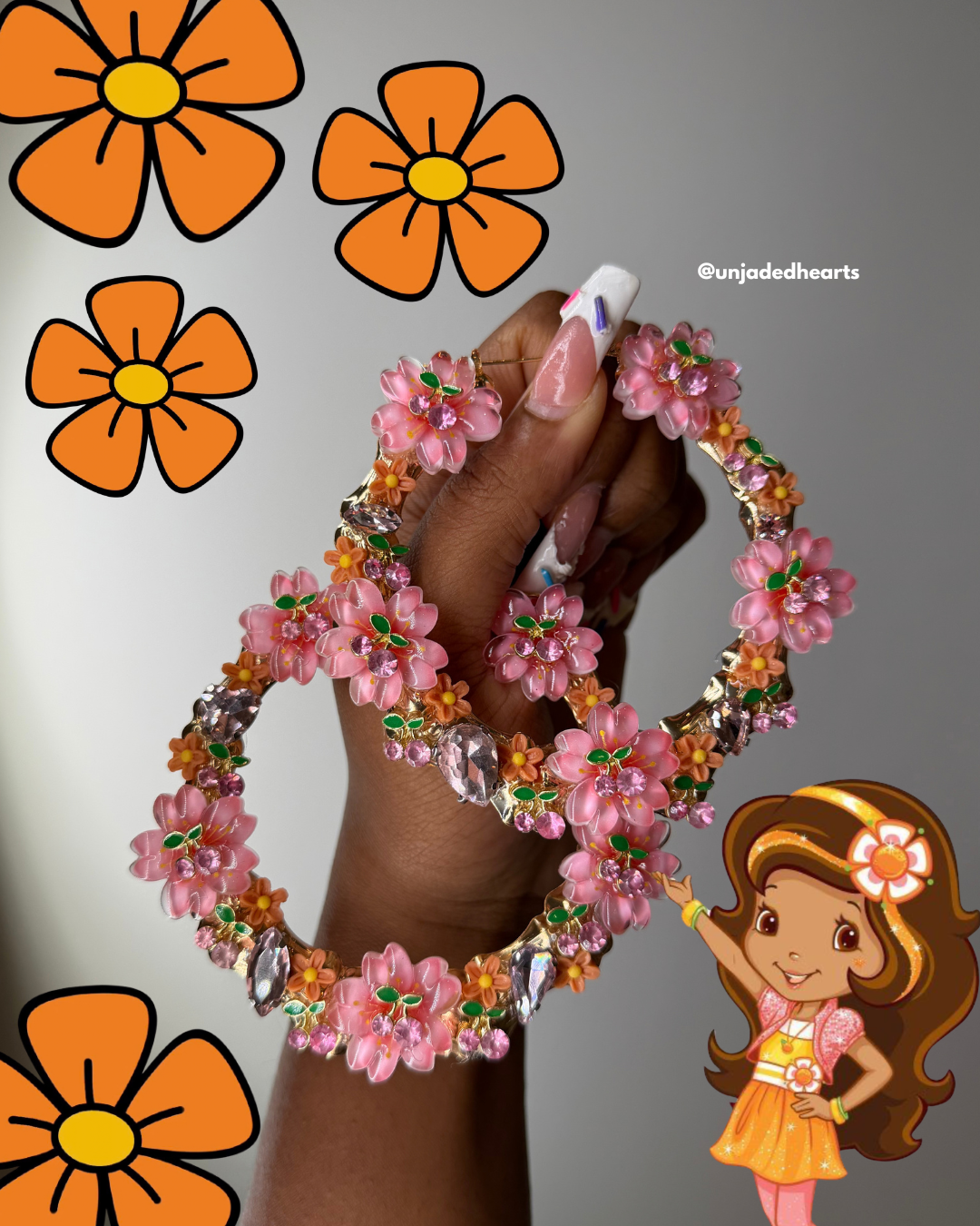 Blossom hoops