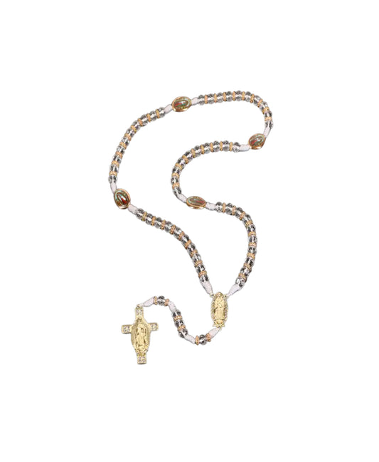 Clear bling rosary