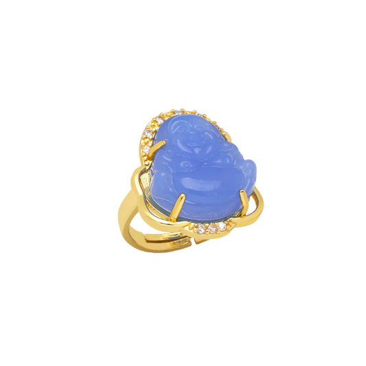 Blue Buddha Ring