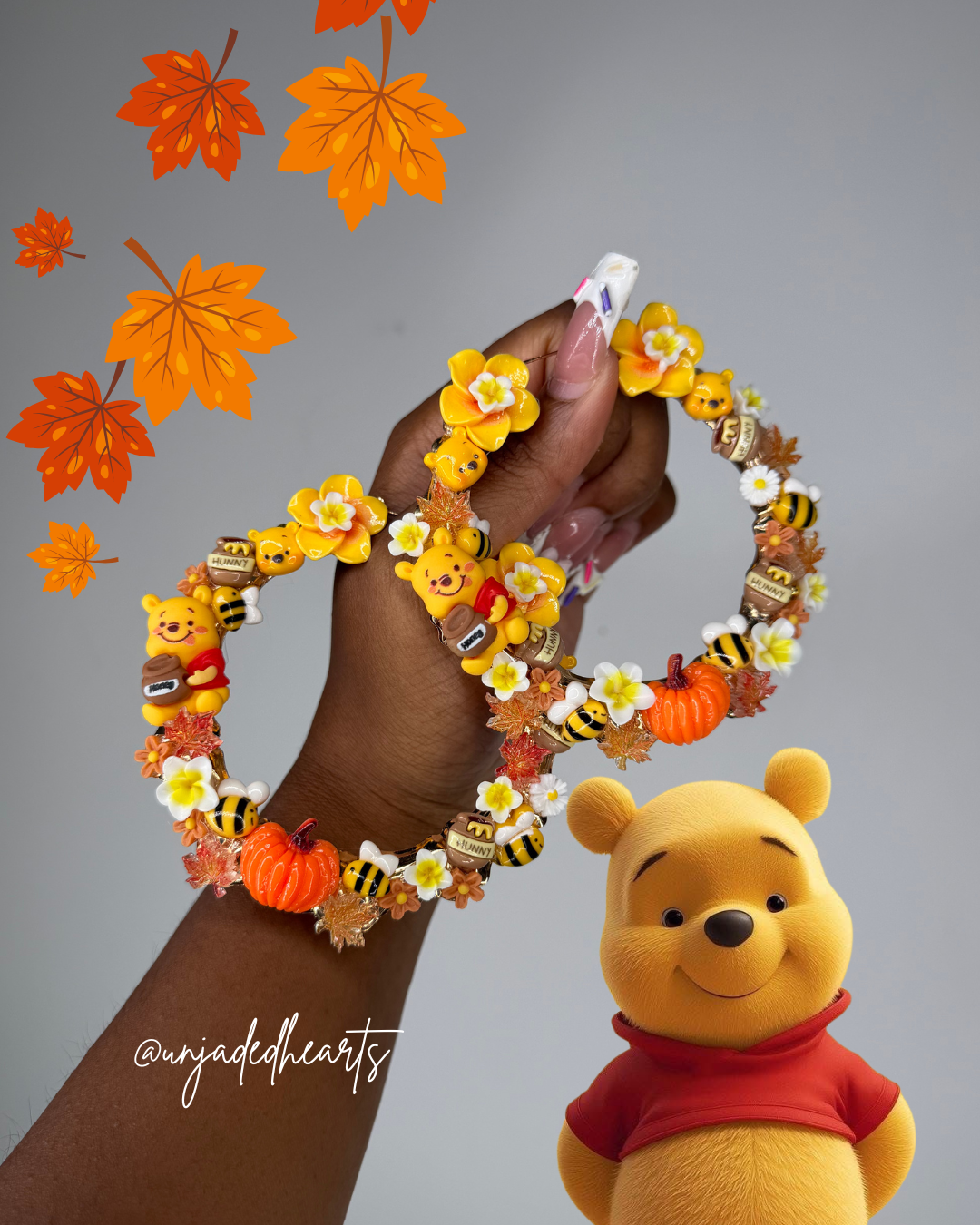 Pooh fall hoops