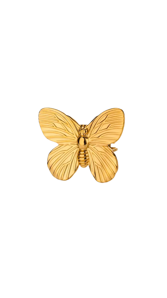 Jumbo butterfly ring