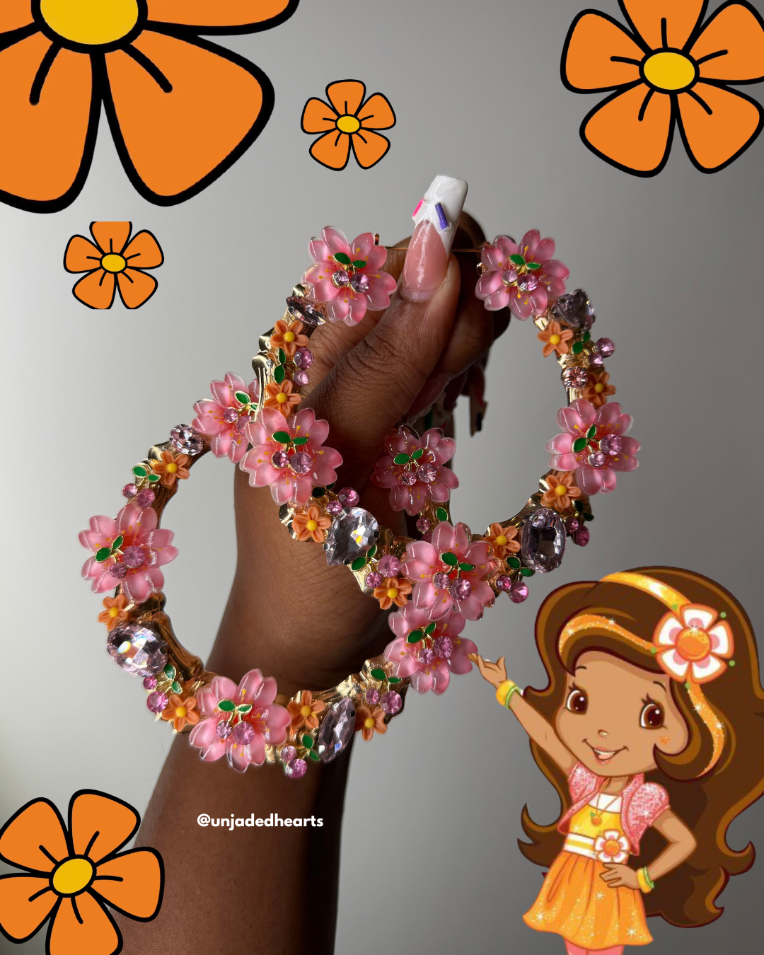 Blossom hoops