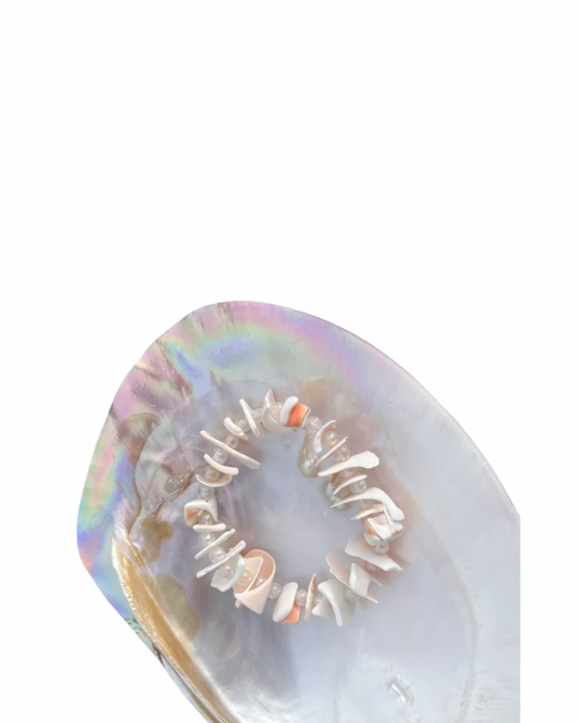 Shell mash up bracelet